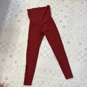 Beyond Yoga Spacedye love the bump midi maternity leggings